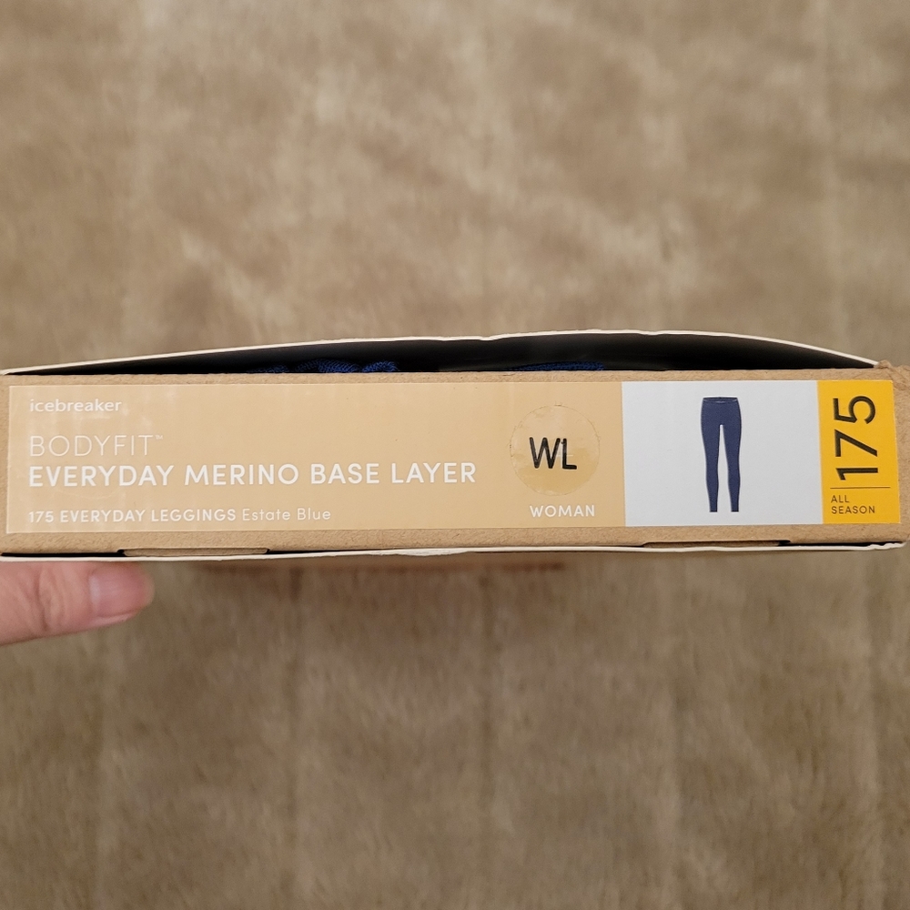 NEW box Icebreaker Merino 175 Cold Weather Leggings - Wool Base Layer Thermal - Picture 4 of 12